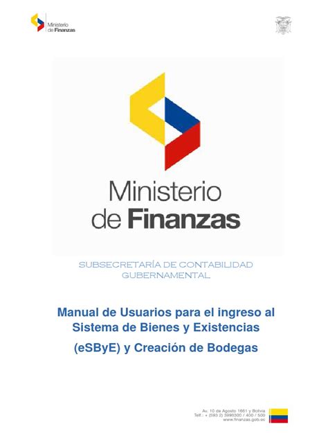 1 Manual Usuarios Creaci N Bodegas Sbye Pdf Contabilidad Presupuesto 1 Manual Usuarios Creaci N Bodegas Sbye Pdf Contabilidad Presupuesto