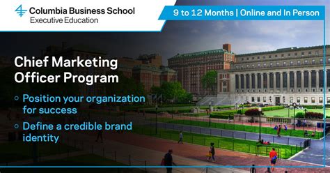 Columbia Business School Executive Education S Chief Marketing Officer Columbia Business School Executive Education S Chief Marketing Officer
