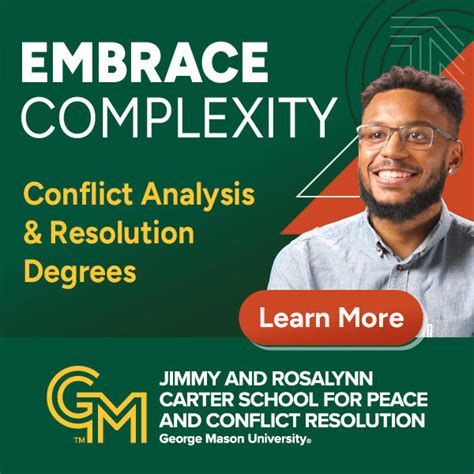 Conflict Analysis Resolution Degrees Jimmy And Rosalynn Carter Conflict Analysis Resolution Degrees Jimmy And Rosalynn Carter