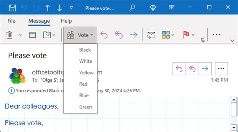 How To Add And Use Voting Buttons In Outlook Microsoft Outlook 365 How To Add And Use Voting Buttons In Outlook Microsoft Outlook 365