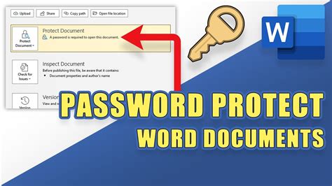Protect Word Doc With Password